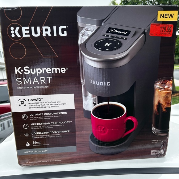 Brand new k smart keurig holds 4 cups
